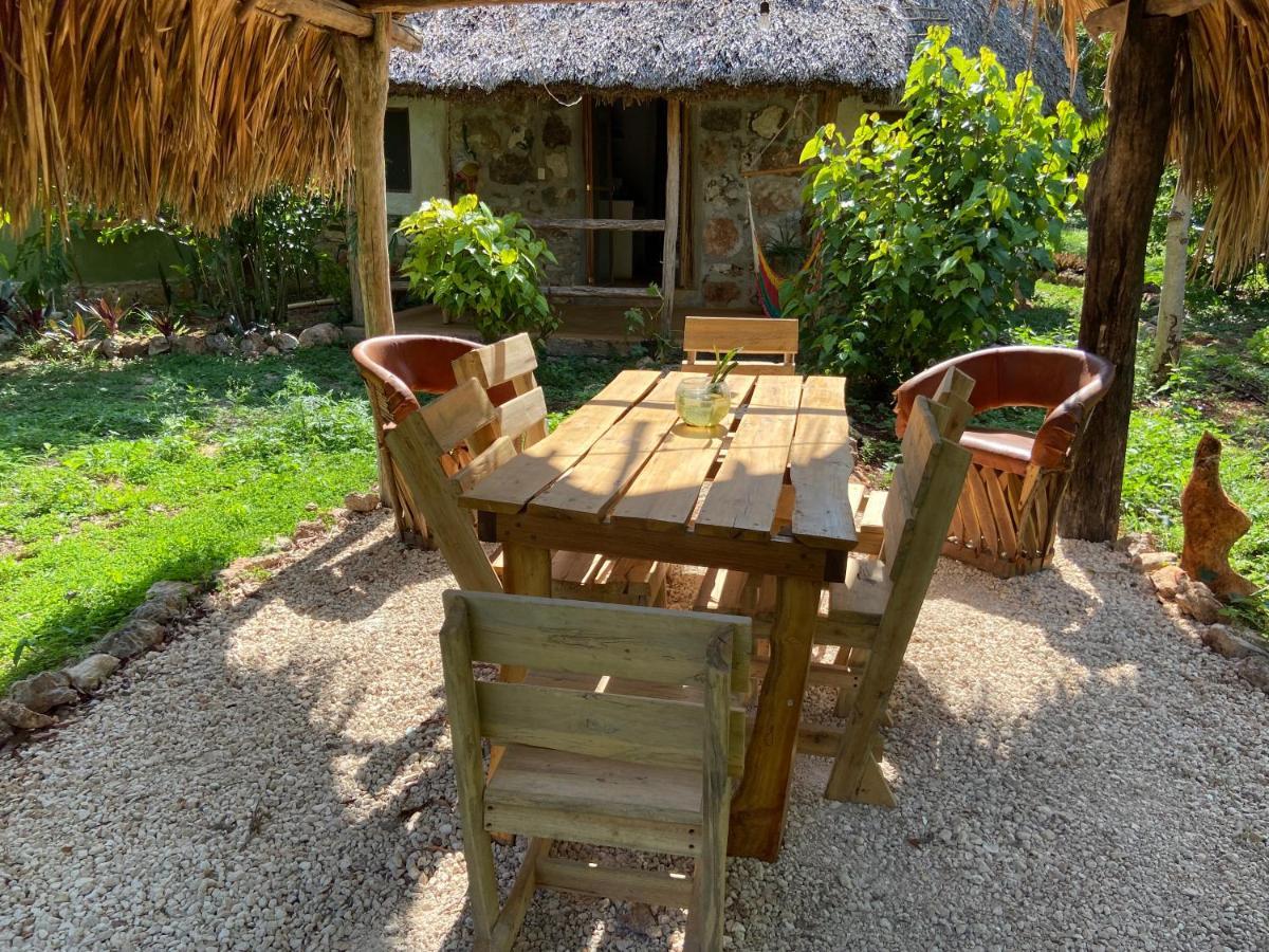 Tzucaceb Encantadora Villa Maya Tradicional En Rancho Agroecologico מראה חיצוני תמונה