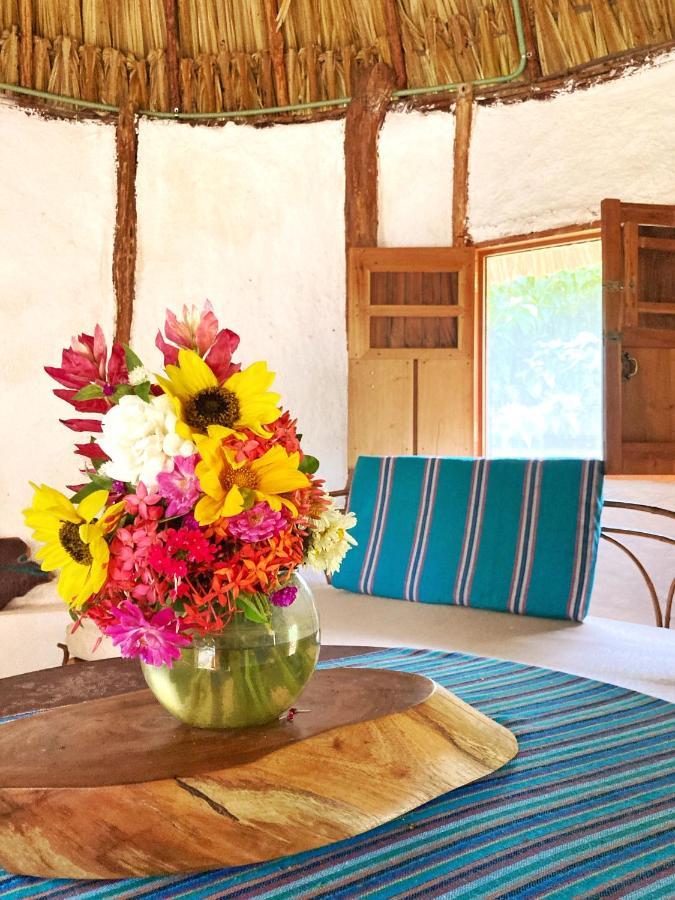 Tzucaceb Encantadora Villa Maya Tradicional En Rancho Agroecologico מראה חיצוני תמונה