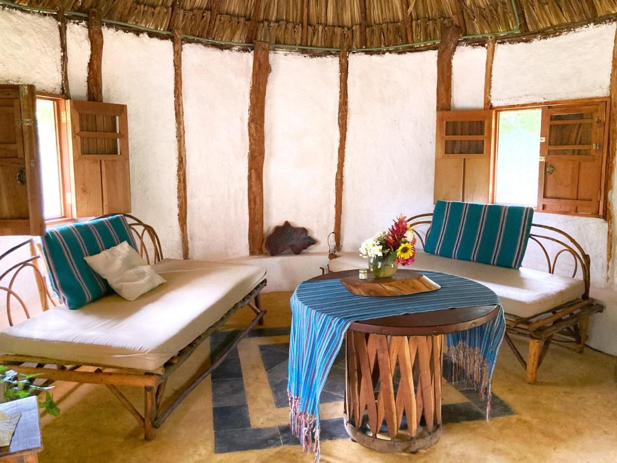 Tzucaceb Encantadora Villa Maya Tradicional En Rancho Agroecologico מראה חיצוני תמונה